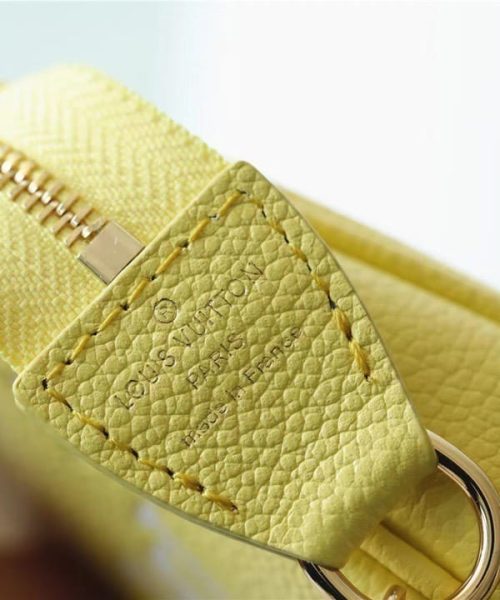 1:1 Replica Louis Vuitton LV Mini Pochette Accessoires Monogram Empreinte Leather Luxury Bag For Women M46129 - 15.5cm/6.1in