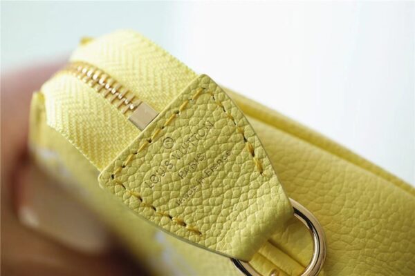 1:1 Replica Louis Vuitton LV Mini Pochette Accessoires Monogram Empreinte Leather Luxury Bag For Women M46129 - 15.5cm/6.1in
