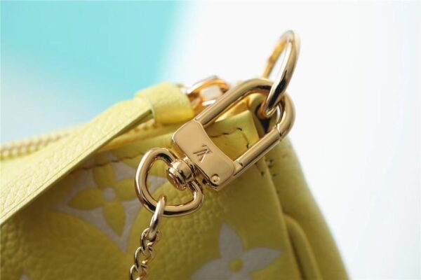 1:1 Replica Louis Vuitton LV Mini Pochette Accessoires Monogram Empreinte Leather Luxury Bag For Women M46129 - 15.5cm/6.1in