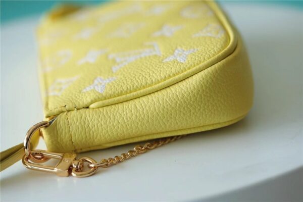 1:1 Replica Louis Vuitton LV Mini Pochette Accessoires Monogram Empreinte Leather Luxury Bag For Women M46129 - 15.5cm/6.1in