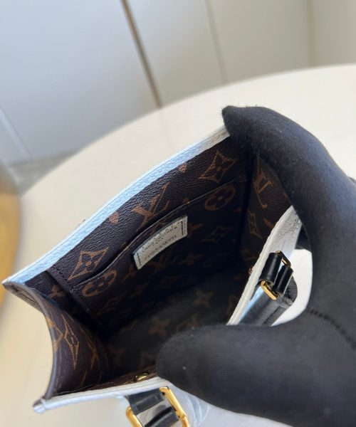 1:1 Replica Louis Vuitton LV MM Tote Bag White Luxury Bag For Women - 6.7in/17cm