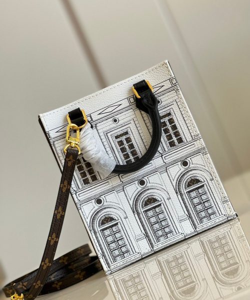 1:1 Replica Louis Vuitton LV MM Tote Bag White Luxury Bag For Women - 6.7in/17cm