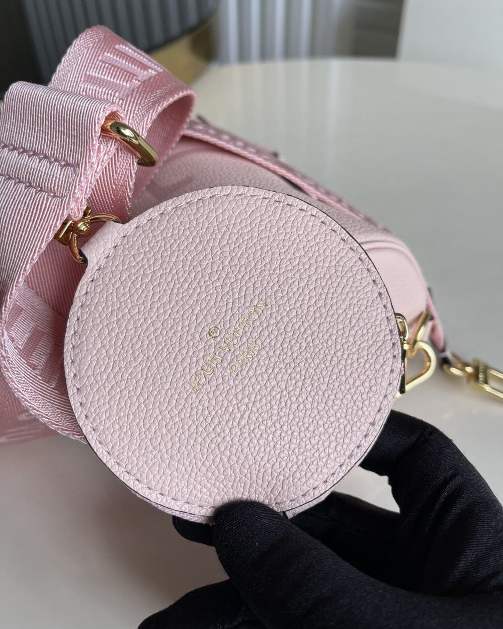 1:1 Replica Louis Vuitton LV Monogram Empreinte Bag Pink Luxury Bag For women - 20cm