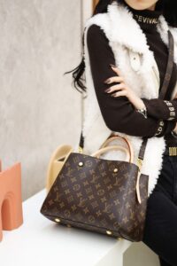 1:1 Replica Louis Vuitton LV Montaigne BB Monogram Canvas Luxury Bag For Women M41055 - 11.4in/29cm