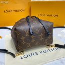 1:1 Replica Louis Vuitton LV Montsouris BB Monogram Canvas Black Luxury Bag For Women M45516 - 7.9in/20cm
