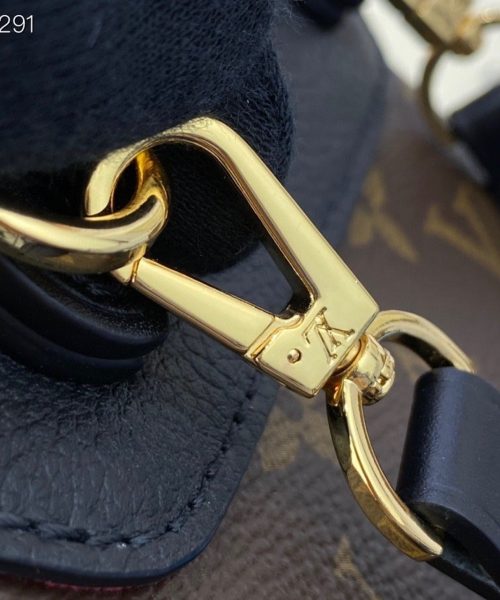 1:1 Replica Louis Vuitton LV Montsouris BB Monogram Canvas Black Luxury Bag For Women M45516 - 7.9in/20cm