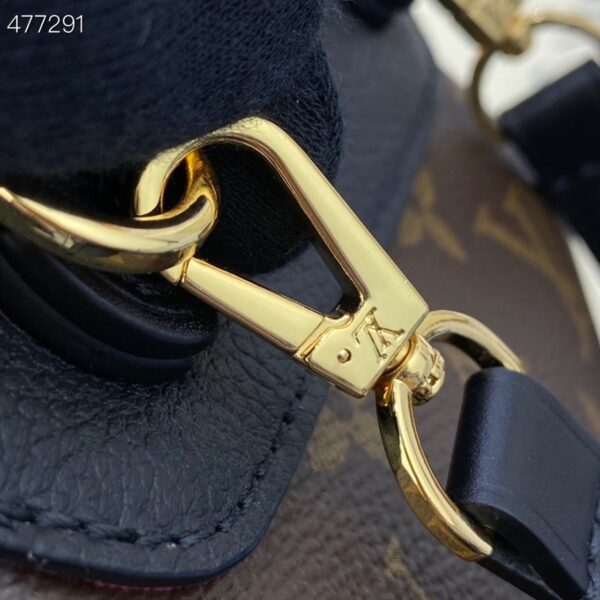 1:1 Replica Louis Vuitton LV Montsouris BB Monogram Canvas Black Luxury Bag For Women M45516 - 7.9in/20cm