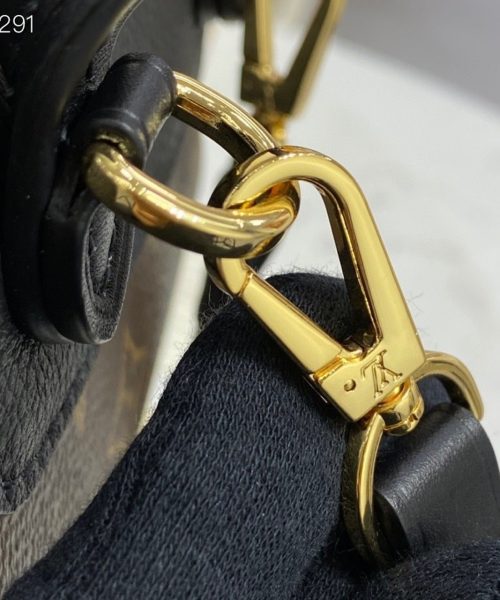 1:1 Replica Louis Vuitton LV Montsouris BB Monogram Canvas Black Luxury Bag For Women M45516 - 7.9in/20cm
