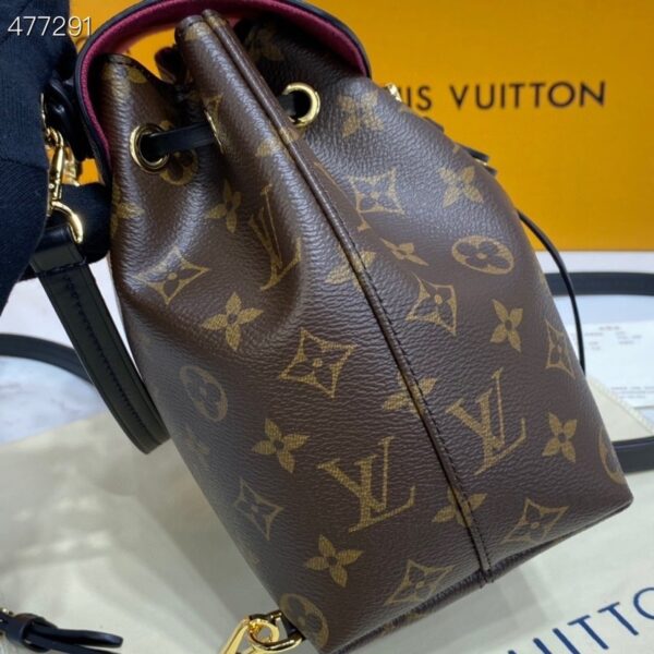 1:1 Replica Louis Vuitton LV Montsouris BB Monogram Canvas Black Luxury Bag For Women M45516 - 7.9in/20cm