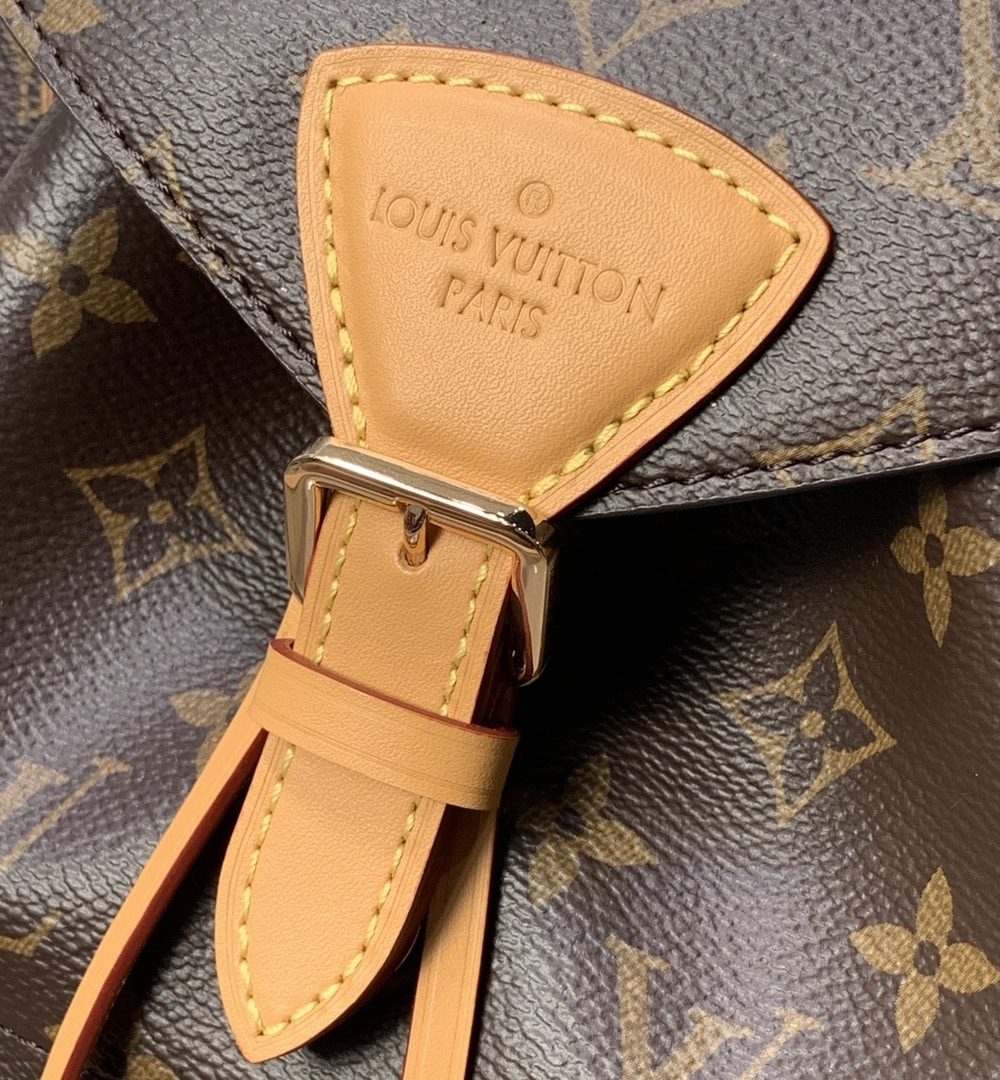 1:1 Replica Louis Vuitton LV Montsouris PM Brown Essential Backpack For Women M45501 - 13 in/ 33cm