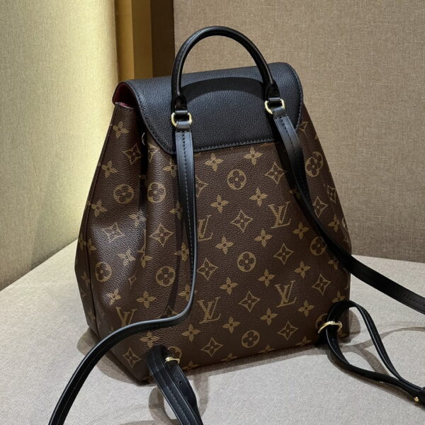 1:1 Replica Louis Vuitton LV Montsouris PM Brown And Black Essential Backpack For Women M45515 - 13 in/ 33cm