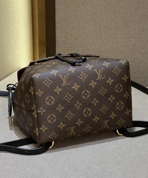 1:1 Replica Louis Vuitton LV Montsouris PM Brown And Black Essential Backpack For Women M45515 - 13 in/ 33cm