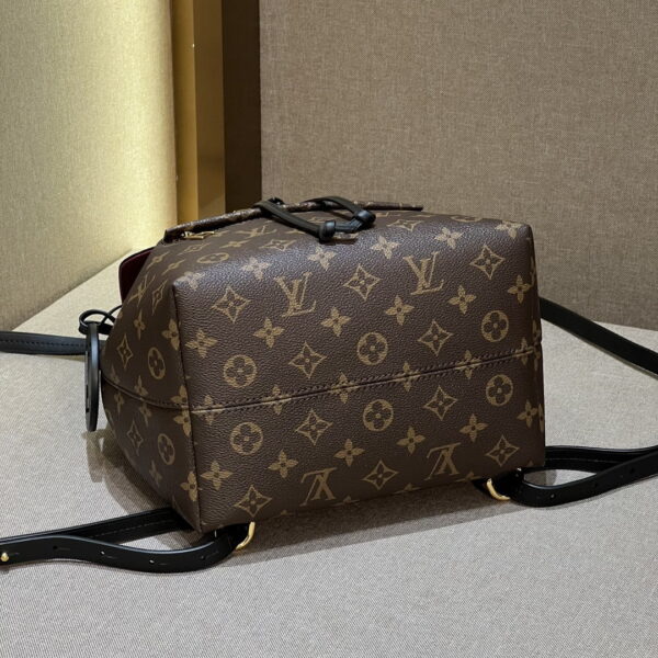 1:1 Replica Louis Vuitton LV Montsouris PM Brown And Black Essential Backpack For Women M45515 - 13 in/ 33cm