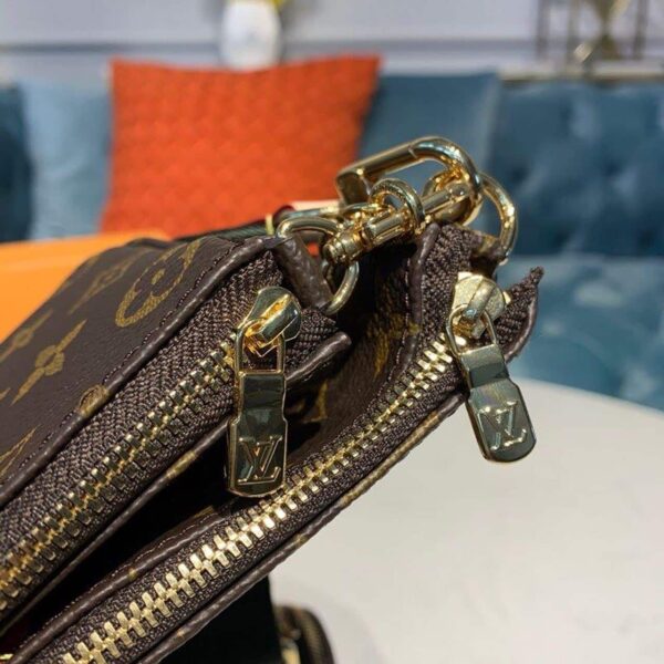 1:1 Replica Louis Vuitton LV Multi Pochette Accessoires Monogram Canvas Luxury Bag for Women M44813 - 24cm