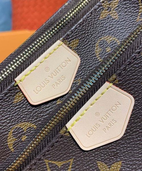 1:1 Replica Louis Vuitton LV Multi Pochette Accessoires Monogram Canvas Luxury Bag for Women M44813 - 24cm