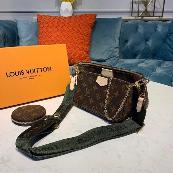 1:1 Replica Louis Vuitton LV Multi Pochette Accessoires Monogram Canvas Luxury Bag for Women M44813 - 24cm