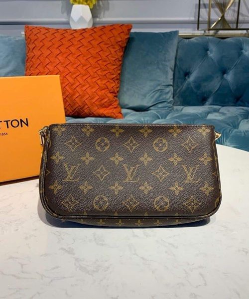 1:1 Replica Louis Vuitton LV Multi Pochette Accessoires Monogram Canvas Luxury Bag for Women M44813 - 24cm