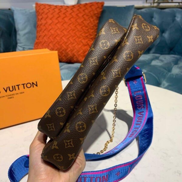 1:1 Replica Louis Vuitton LV Multi Pochette Accessoires Monogram Canvas Blue Luxury Bag For Women - 9.4in/24cm