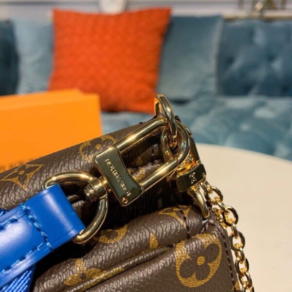 1:1 Replica Louis Vuitton LV Multi Pochette Accessoires Monogram Canvas Blue Luxury Bag For Women - 9.4in/24cm
