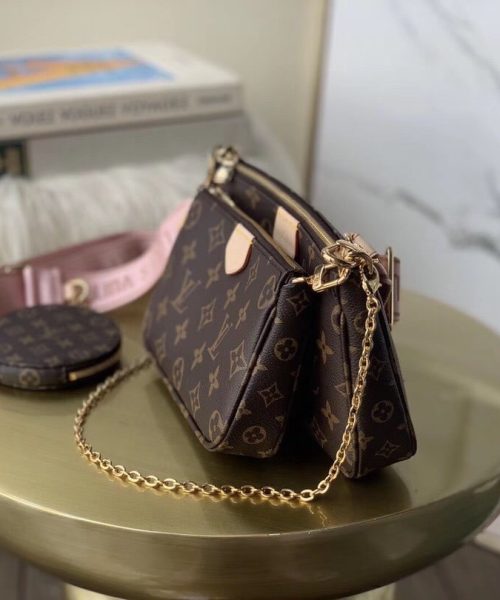 1:1 Replica Louis Vuitton LV Multi Pochette Accessoires Monogram Canvas Luxury Bag For Women M44840 - 24cm
