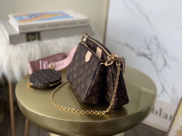 1:1 Replica Louis Vuitton LV Multi Pochette Accessoires Monogram Canvas Luxury Bag For Women M44840 - 24cm