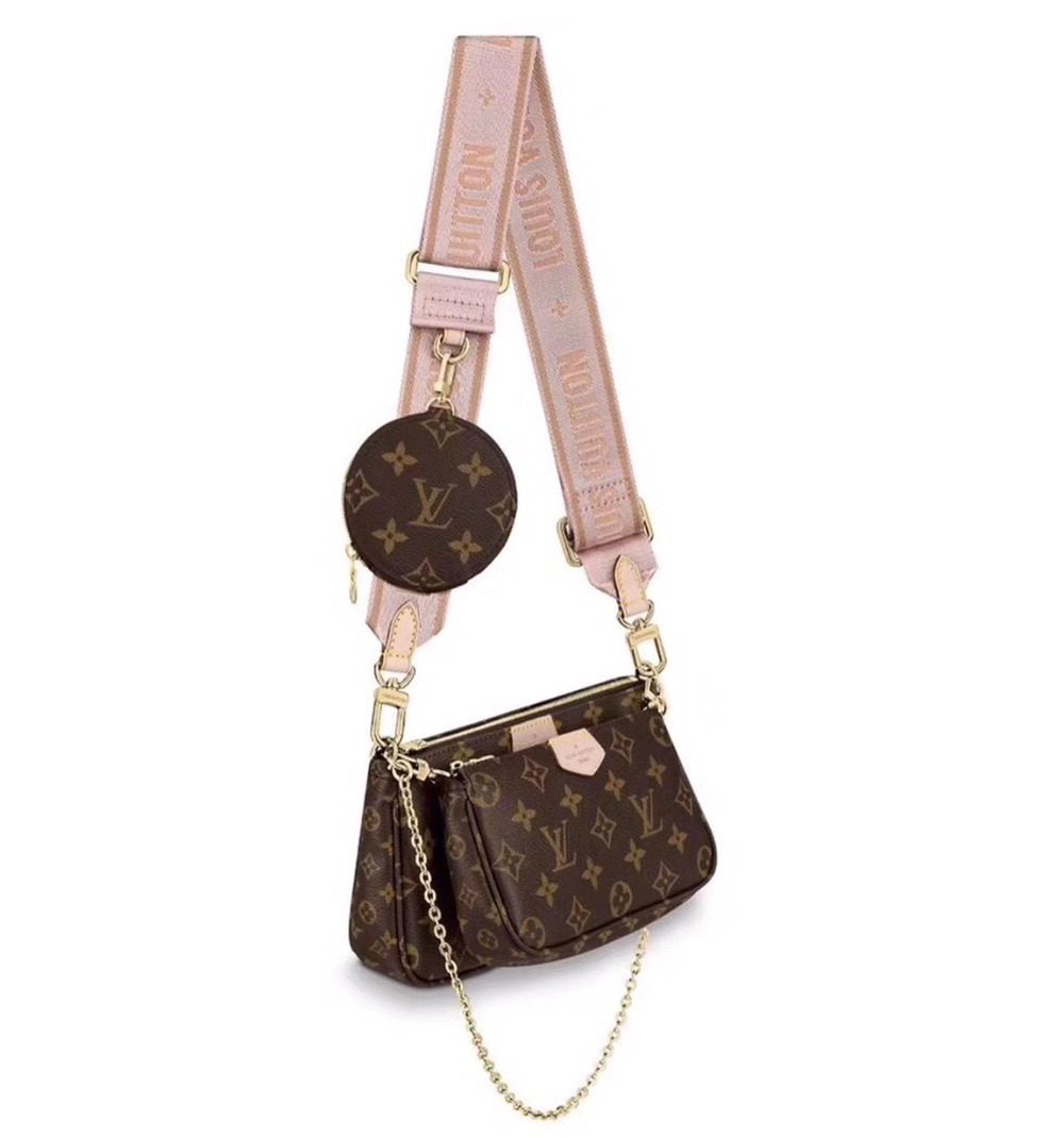 1:1 Replica Louis Vuitton LV Multi Pochette Accessoires Monogram Canvas Luxury Bag For Women M44840 - 24cm