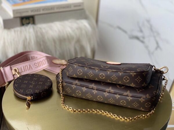 1:1 Replica Louis Vuitton LV Multi Pochette Accessoires Monogram Canvas Luxury Bag For Women M44840 - 24cm