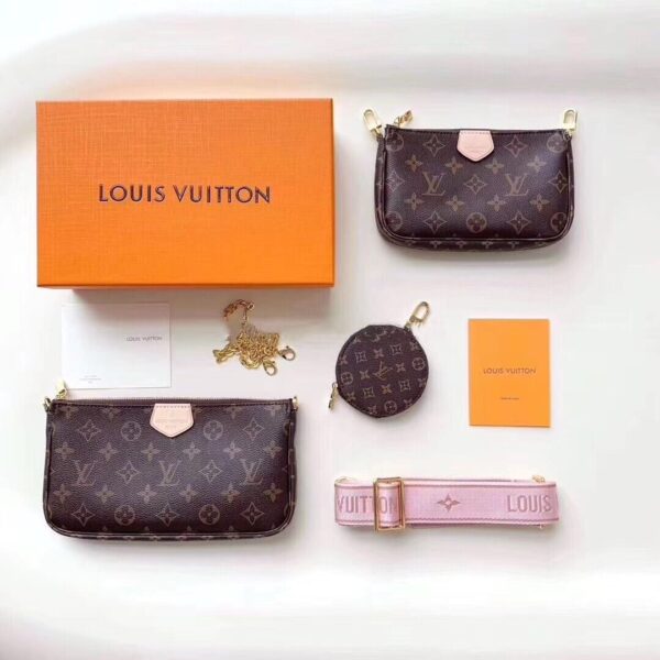 1:1 Replica Louis Vuitton LV Multi Pochette Accessoires Monogram Canvas Luxury Bag For Women M44840 - 24cm
