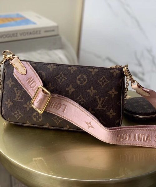 1:1 Replica Louis Vuitton LV Multi Pochette Accessoires Monogram Canvas Luxury Bag For Women M44840 - 24cm