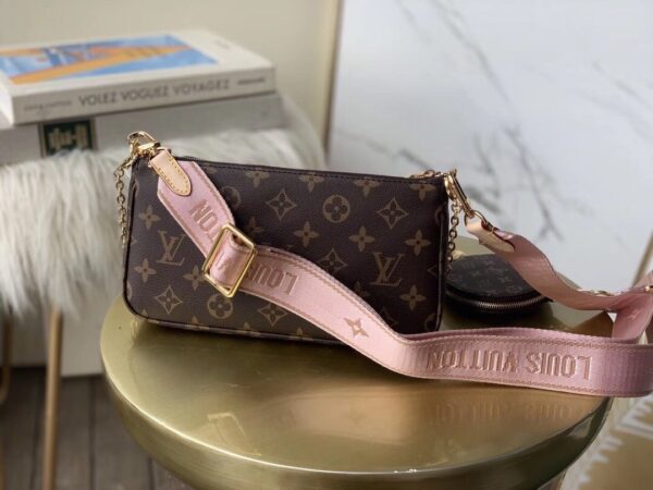 1:1 Replica Louis Vuitton LV Multi Pochette Accessoires Monogram Canvas Luxury Bag For Women M44840 - 24cm