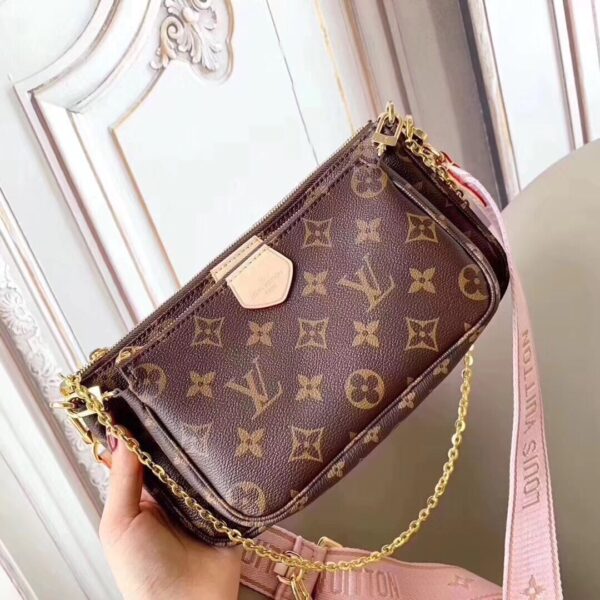 1:1 Replica Louis Vuitton LV Multi Pochette Accessoires Monogram Canvas Luxury Bag For Women M44840 - 24cm