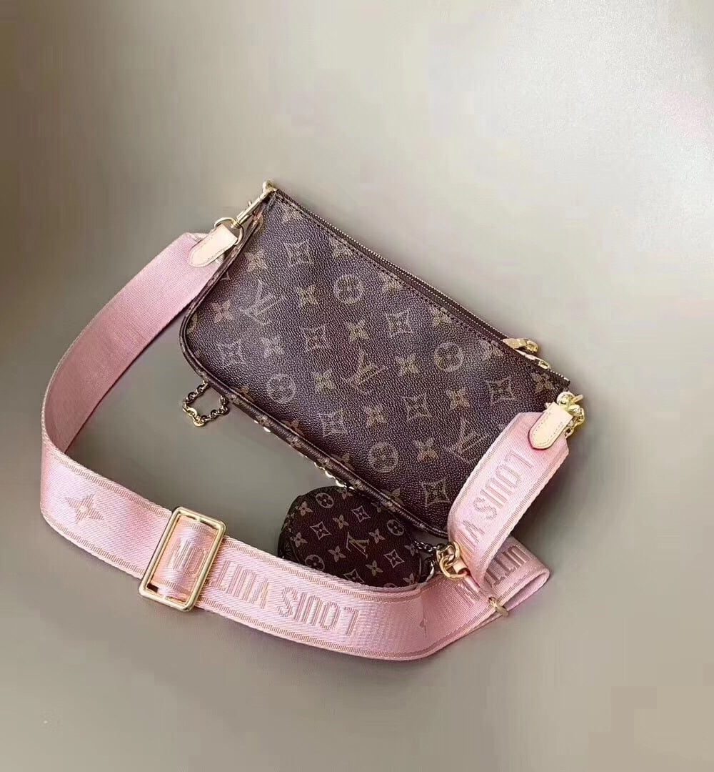 1:1 Replica Louis Vuitton LV Multi Pochette Accessoires Monogram Canvas Luxury Bag For Women M44840 - 24cm