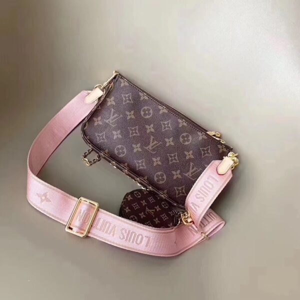 1:1 Replica Louis Vuitton LV Multi Pochette Accessoires Monogram Canvas Luxury Bag For Women M44840 - 24cm