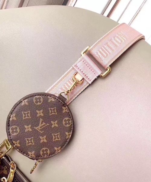 1:1 Replica Louis Vuitton LV Multi Pochette Accessoires Monogram Canvas Luxury Bag For Women M44840 - 24cm