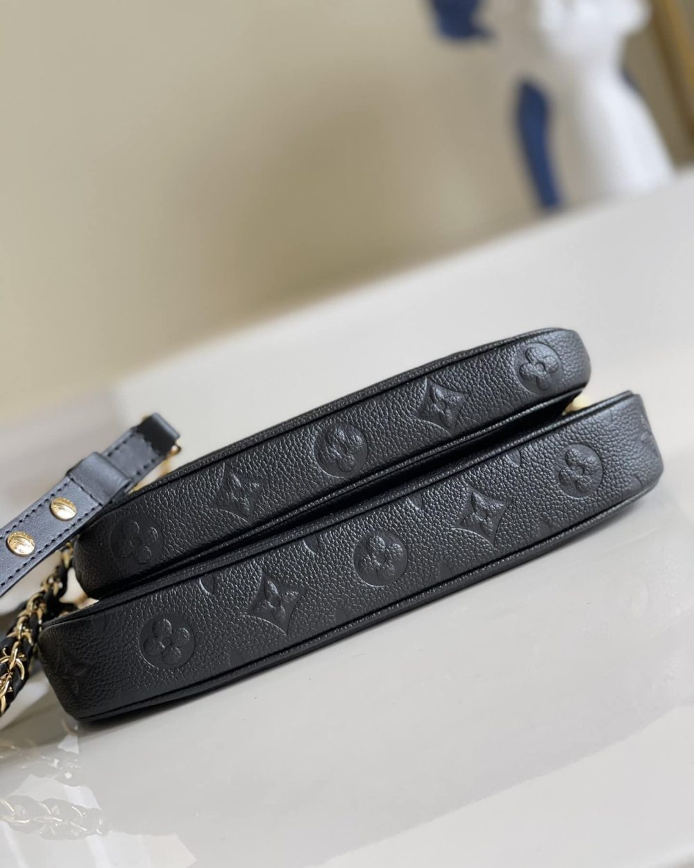 1:1 Replica Louis Vuitton LV Multi Pochette Accessoires Monogram Empreinte Leather Luxury Bag For Women M80399 -  9.8in/25cm