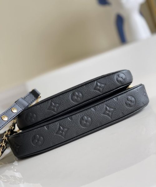 1:1 Replica Louis Vuitton LV Multi Pochette Accessoires Monogram Empreinte Leather Luxury Bag For Women M80399 -  9.8in/25cm