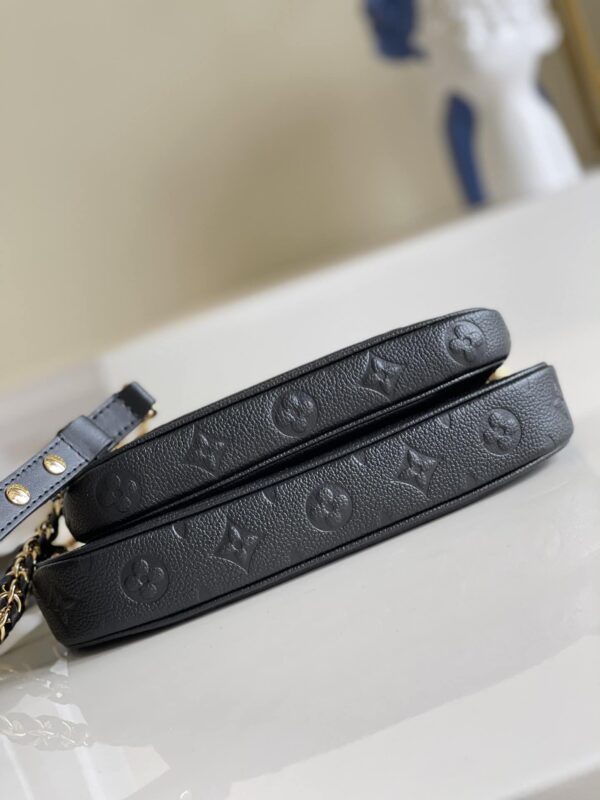1:1 Replica Louis Vuitton LV Multi Pochette Accessoires Monogram Empreinte Leather Luxury Bag For Women M80399 -  9.8in/25cm