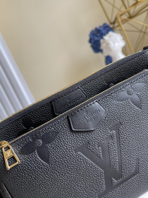 1:1 Replica Louis Vuitton LV Multi Pochette Accessoires Monogram Empreinte Leather Luxury Bag For Women M80399 -  9.8in/25cm