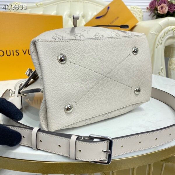 1:1 Replica Louis Vuitton LV Muria Bucket Bag Snow White Luxury Bag For Women M58483 - 9.8in/25cm