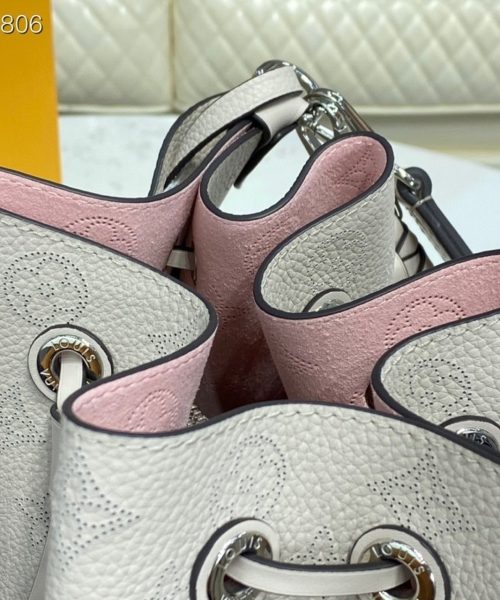 1:1 Replica Louis Vuitton LV Muria Bucket Bag Snow White Luxury Bag For Women M58483 - 9.8in/25cm