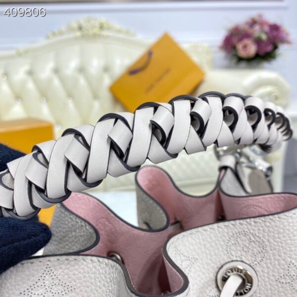 1:1 Replica Louis Vuitton LV Muria Bucket Bag Snow White Luxury Bag For Women M58483 - 9.8in/25cm