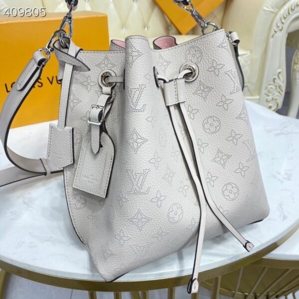1:1 Replica Louis Vuitton LV Muria Bucket Bag Snow White Luxury Bag For Women M58483 - 9.8in/25cm