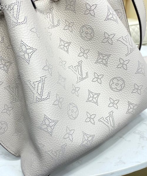 1:1 Replica Louis Vuitton LV Muria Bucket Bag Snow White Luxury Bag For Women M58483 - 9.8in/25cm