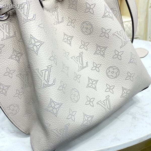 1:1 Replica Louis Vuitton LV Muria Bucket Bag Snow White Luxury Bag For Women M58483 - 9.8in/25cm