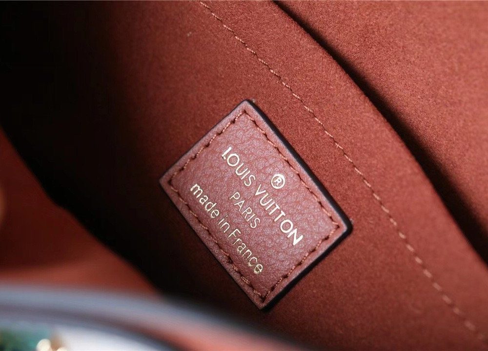 1:1 Replica Louis Vuitton LV Mylockme Chain Bag Brown/ Quartz White Luxury Bag For Women - 8.9in/22.5cm