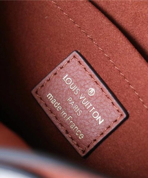 1:1 Replica Louis Vuitton LV Mylockme Chain Bag Brown/ Quartz White Luxury Bag For Women - 8.9in/22.5cm