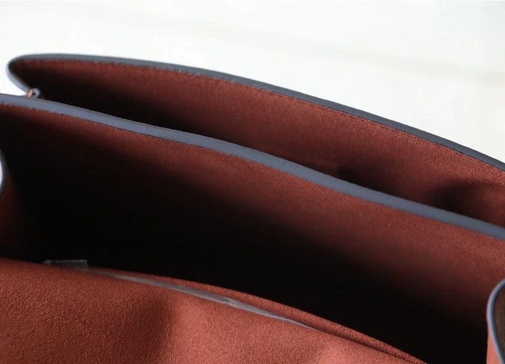 1:1 Replica Louis Vuitton LV Mylockme Chain Bag Brown/ Quartz White Luxury Bag For Women - 8.9in/22.5cm