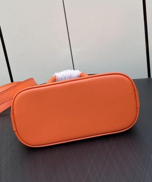 1:1 Replica Louis Vuitton LV Nano Alma Epi Leather Black/Orange/Green/Purple/Quartz Luxury Bag For Women M81945/M82404/M82403/M82402/M82411 - 18cm/ 3.1in