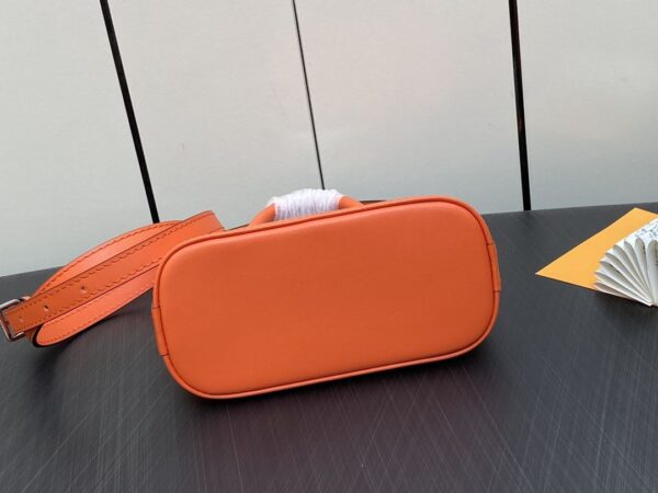 1:1 Replica Louis Vuitton LV Nano Alma Epi Leather Black/Orange/Green/Purple/Quartz Luxury Bag For Women M81945/M82404/M82403/M82402/M82411 - 18cm/ 3.1in