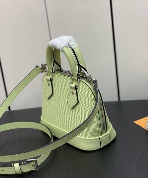 1:1 Replica Louis Vuitton LV Nano Alma Epi Leather Black/Orange/Green/Purple/Quartz Luxury Bag For Women M81945/M82404/M82403/M82402/M82411 - 18cm/ 3.1in